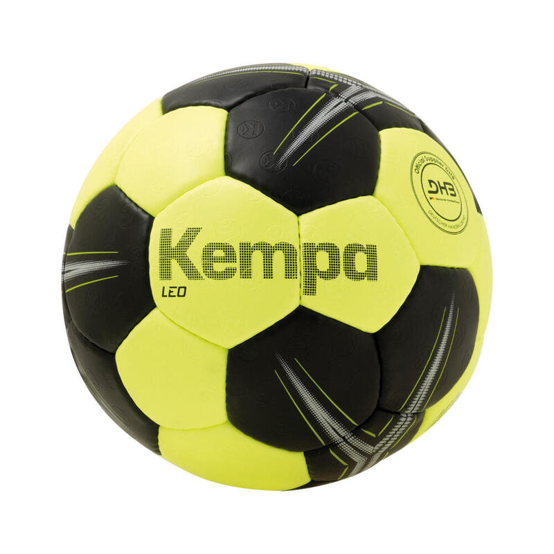 BALLON HANDBALL KEMPA LEO T2 JAUNE ET NOIR