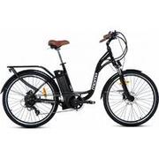 Bicicletta da citta, Elettrica, E-26, Unisex, Momabikes, nero