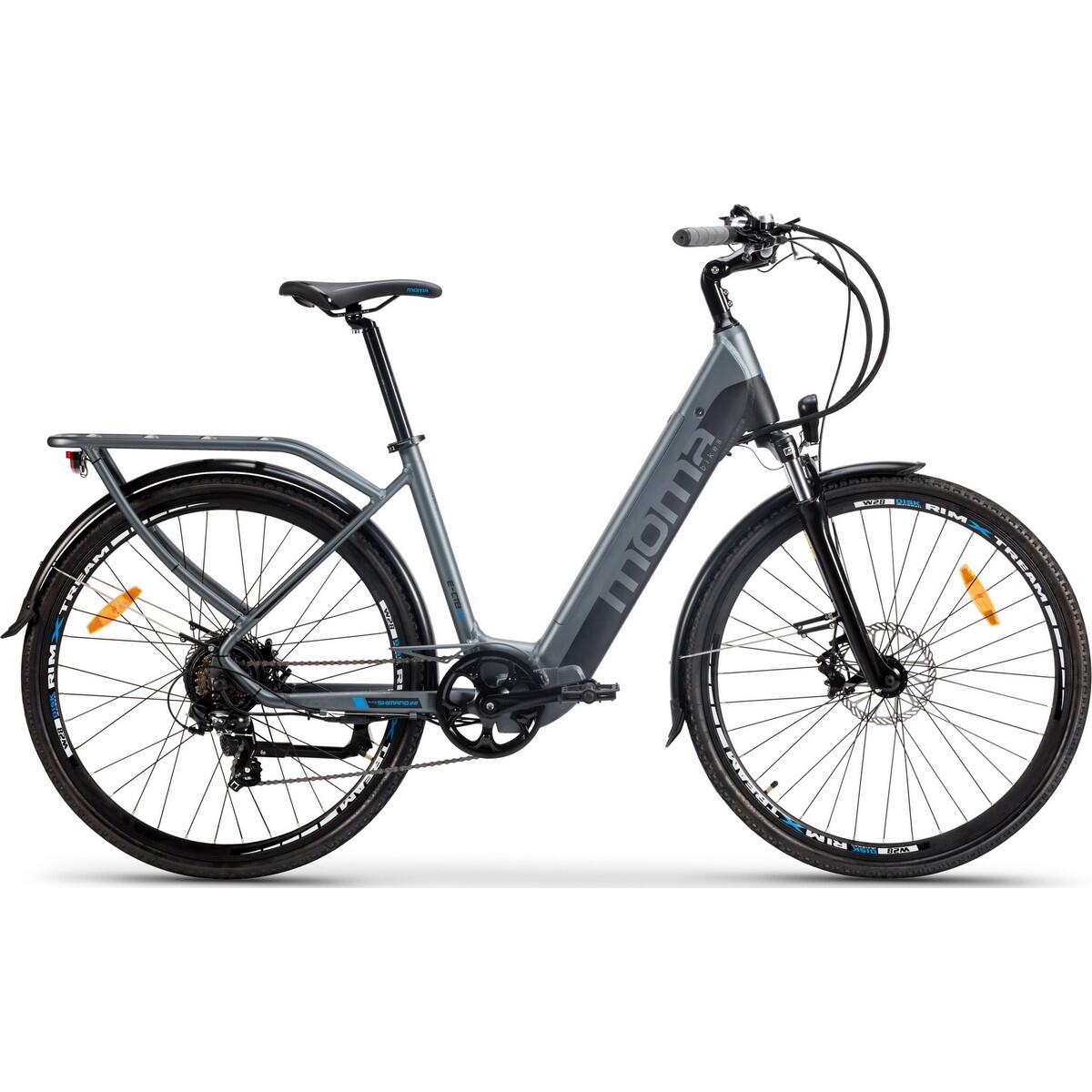 Moma Bikes - Reconditionné - Ebike-28 Pro, Alu.shimano 7 Vitesses, Bat.48v 13ah - Excellent - Vélo Ville - Gris|marron - No Size - Decathlon