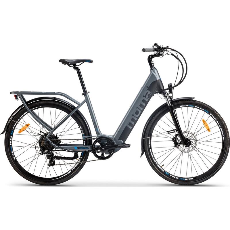 Bici da città, E-28"PRO,Unisex, Momabikes, grigio