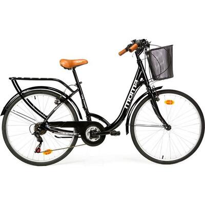 Bicicletta da città. City Classic 26. Unisex. Momabikes. nero