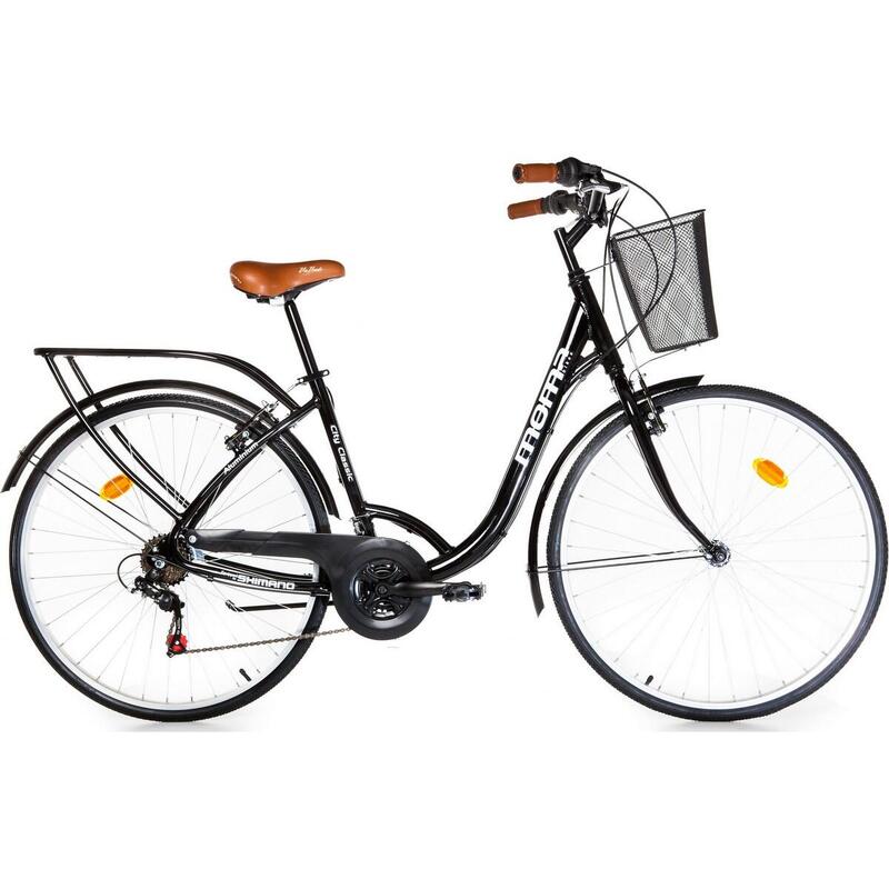 BICICLETA DE PASSEIO City Classic 28" Alumínio, SHIMANO 18V