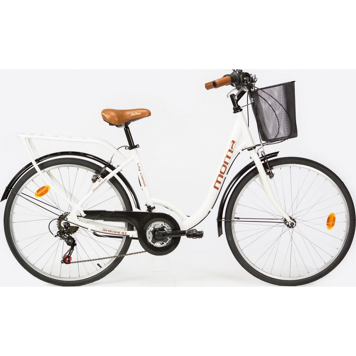 MOMA BIKES Stadtrad City Classic 26“ Aluminium SHIMANO 18 Gänge