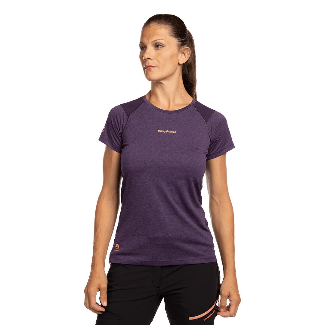 Camiseta para Mujer Trangoworld Trx2 wm pro short Morado 2/7