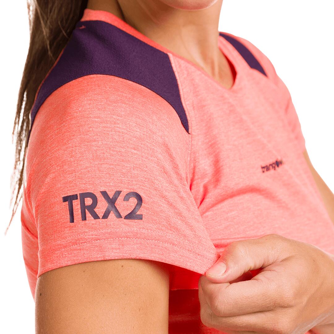 Camiseta para Mujer Trangoworld Trx2 wm pro short Rosa/Morado 5/6