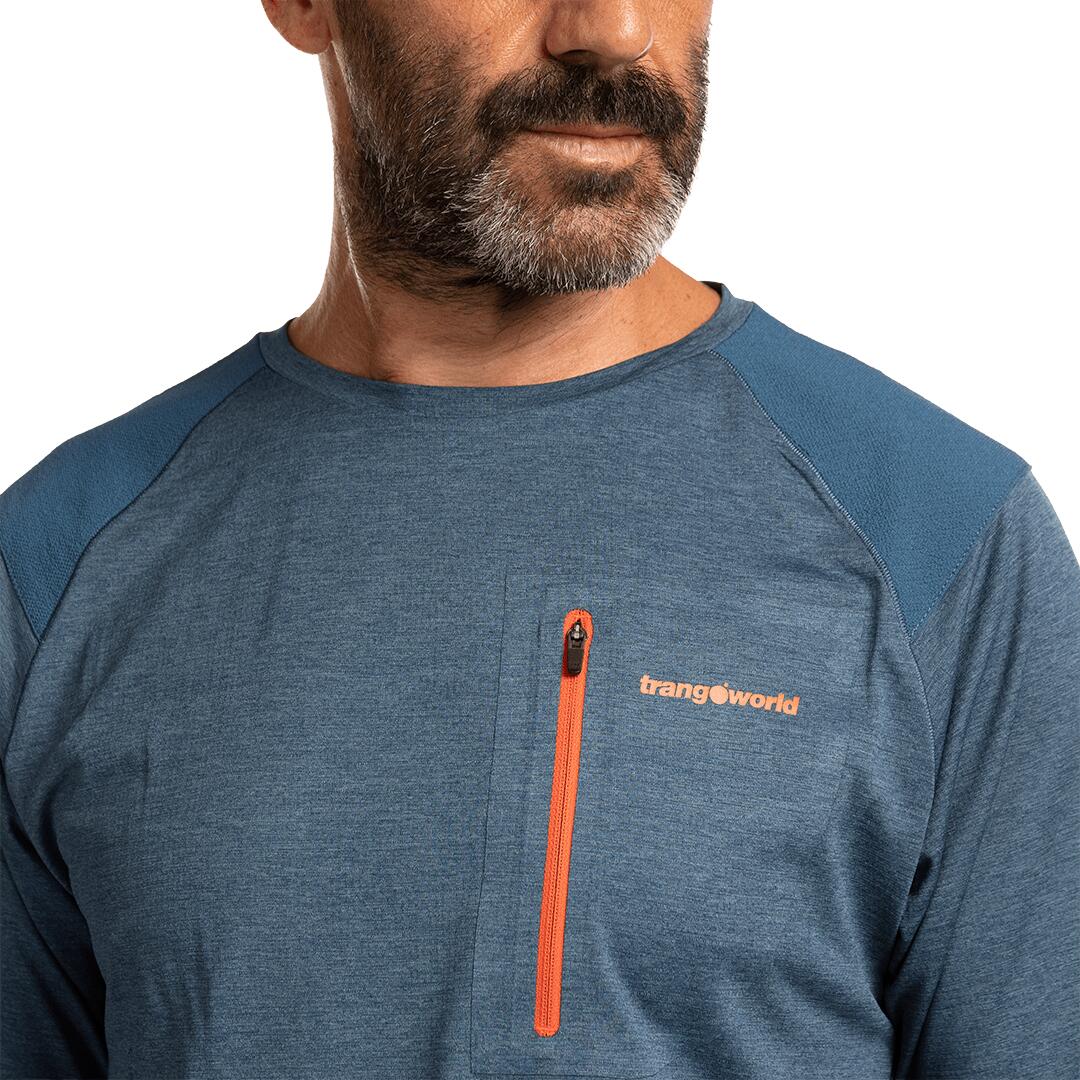 Camiseta para Hombre Trangoworld Trx2 pro short Azul 5/7