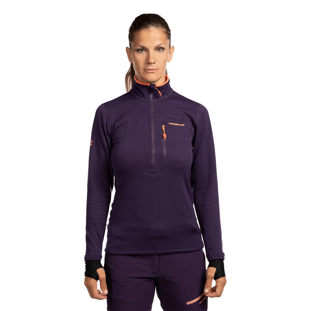 Jersey para Mujer Trangoworld Trx2 stretch wm pro Morado/Rosa/Negro 3/6