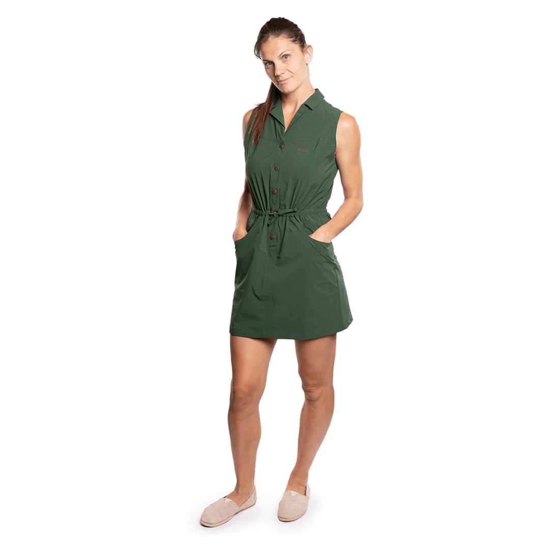 Vestido para Mujer Trangoworld Cameros Verde protección UV+30 3/6