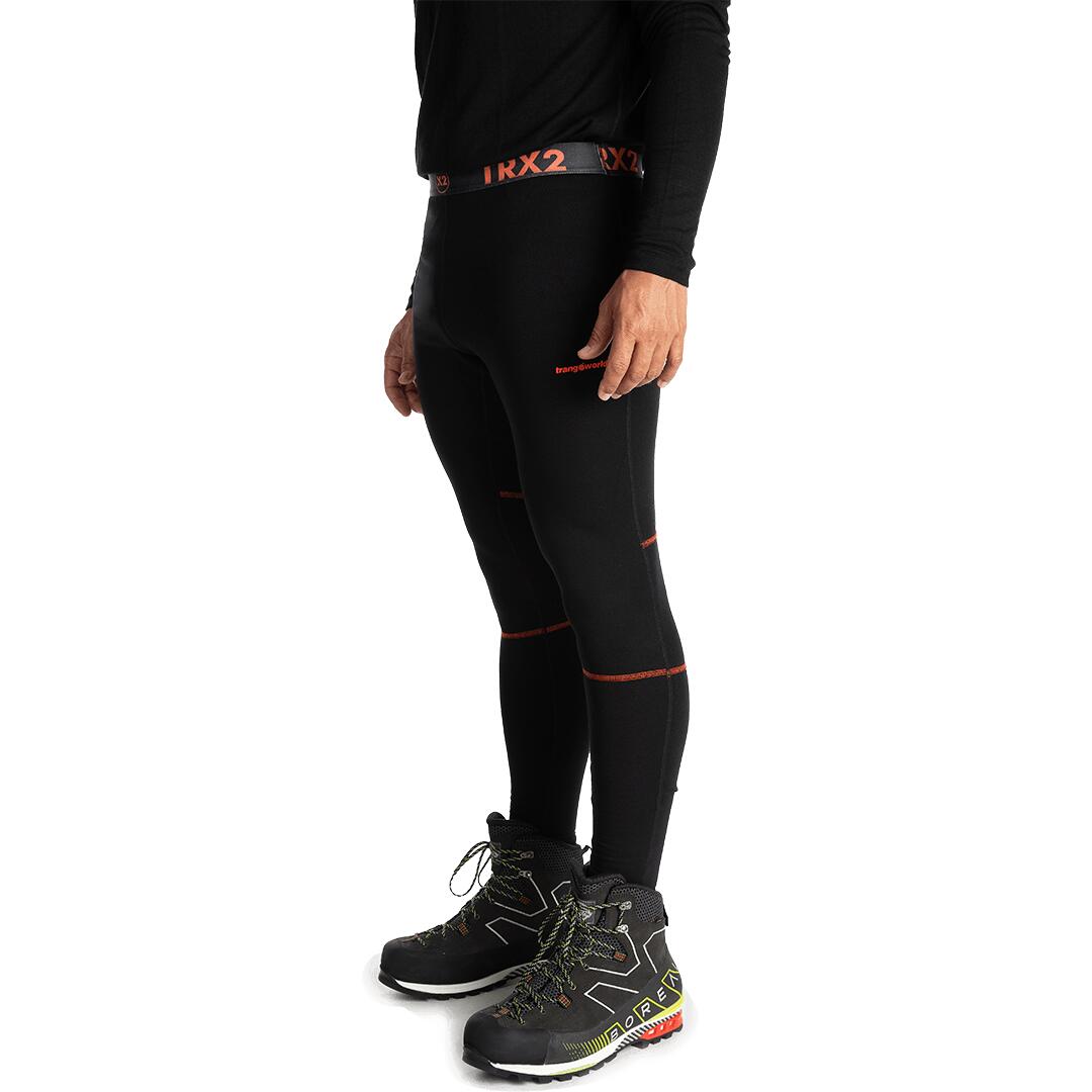 Mallas leggings larga para Hombre Trangoworld Trx2 stretch pro Negro/Negro 6/6