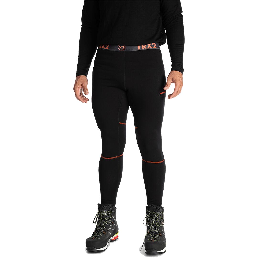 Mallas leggings larga para Hombre Trangoworld Trx2 stretch pro Negro/Negro 4/6