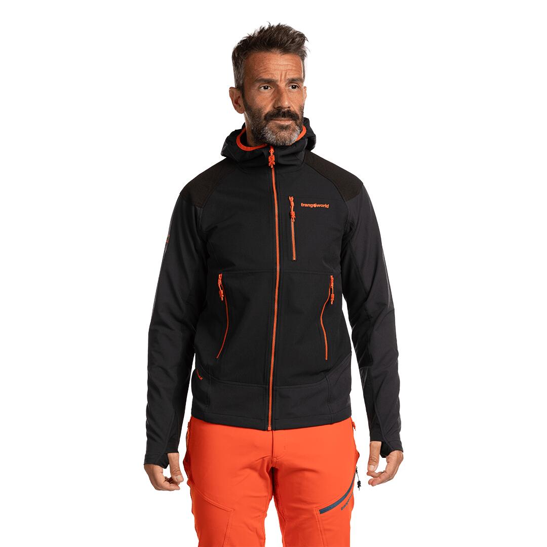 Softshell para Hombre Trangoworld Trx2 dura pro Negro/Negro 3/7