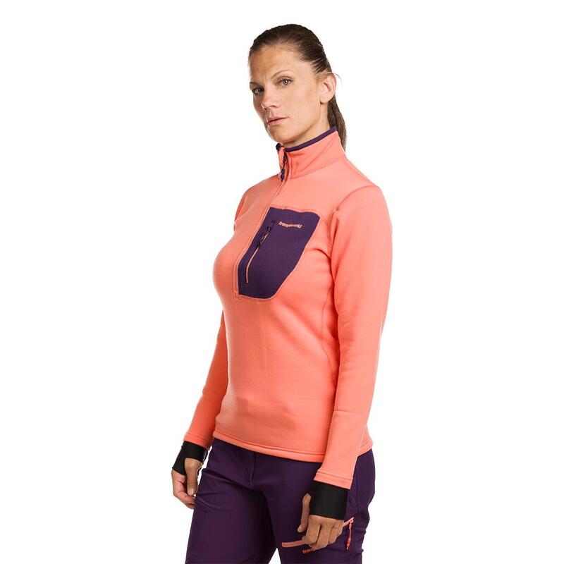 Jersey para Mujer Trangoworld Trx2 stretch wm pro Rosa/Morado/Negro