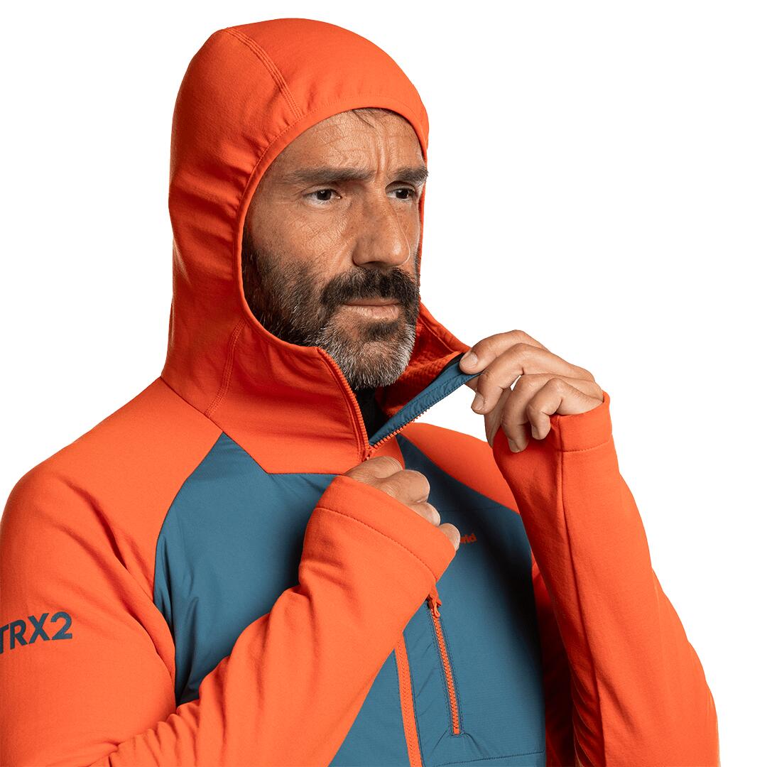 Chaqueta para Hombre Trangoworld Trx2 hybrid lt pro Naranja/Azul 5/7