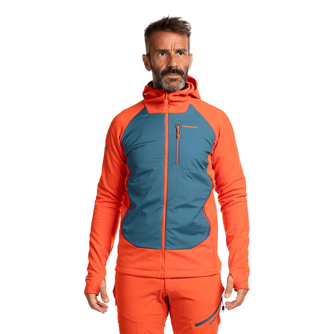Chaqueta para Hombre Trangoworld Trx2 hybrid lt pro Naranja/Azul 3/7