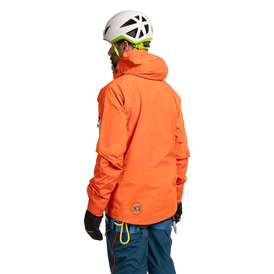 Chaqueta para Hombre Trangoworld Trx2 shell pro Naranja/Negro Impermeable 5/7
