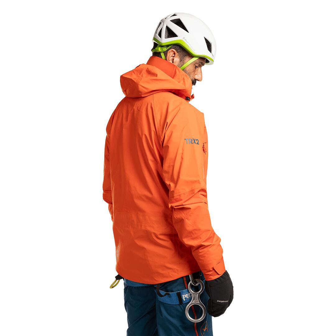 Chaqueta para Hombre Trangoworld Trx2 shell pro Naranja/Negro Impermeable 6/7