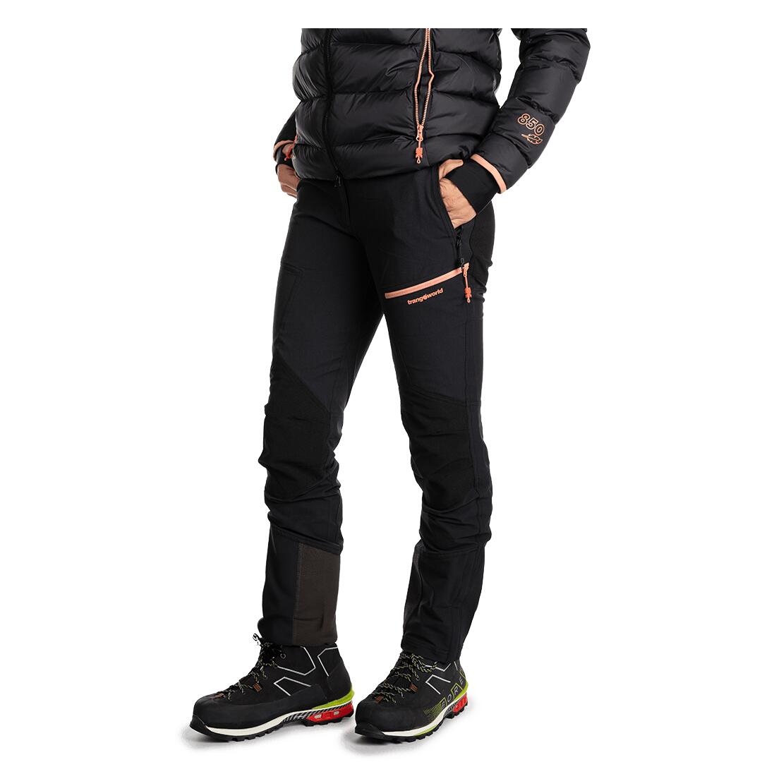 Pantalón para Mujer Trangoworld Trx2 dura wm pro Negro/Rosa 5/7