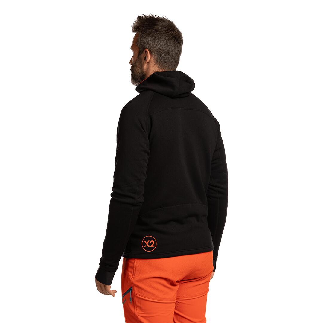 Forro polar para Hombre Trangoworld Trx2 stretch pro Negro 3/7