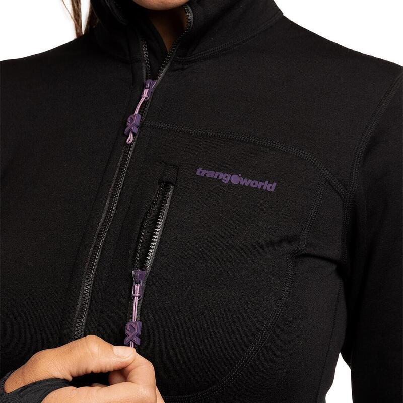 Jersey para Mujer Trangoworld Trx2 stretch wm pro Negro/Morado