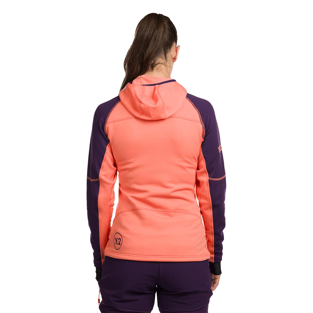 Forro polar para Mujer Trangoworld Trx2 stretch wm pro Rosa/Morado/Negro 4/7