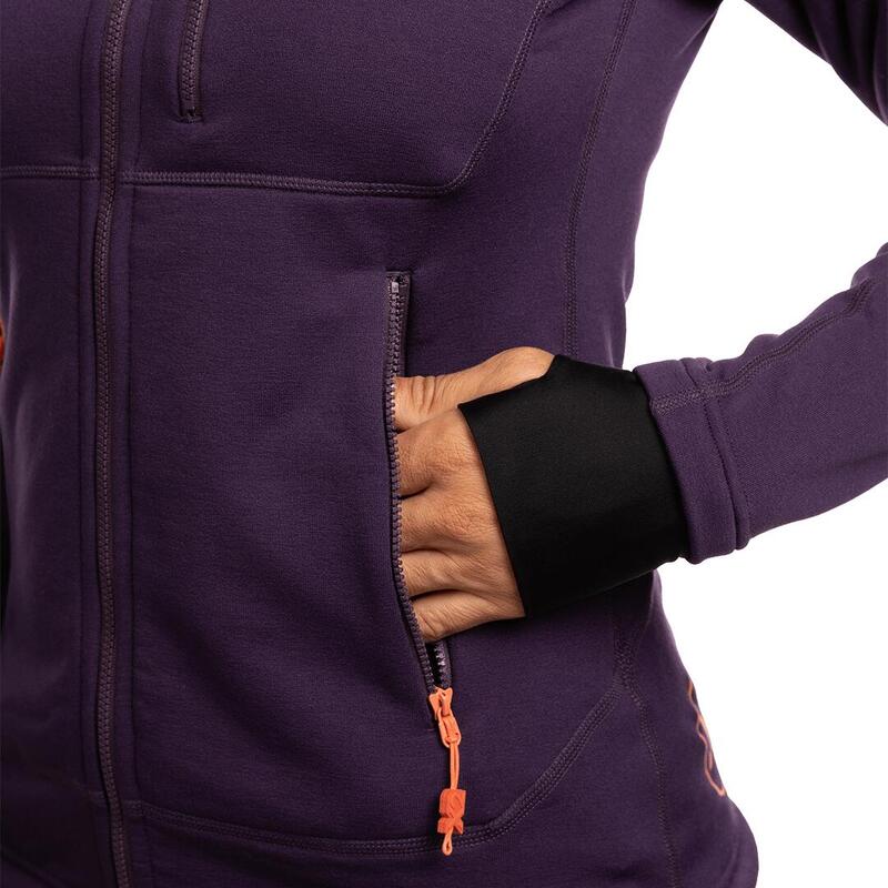 Chaqueta para Mujer Trangoworld Trx2 stretch wm pro Morado/Negro