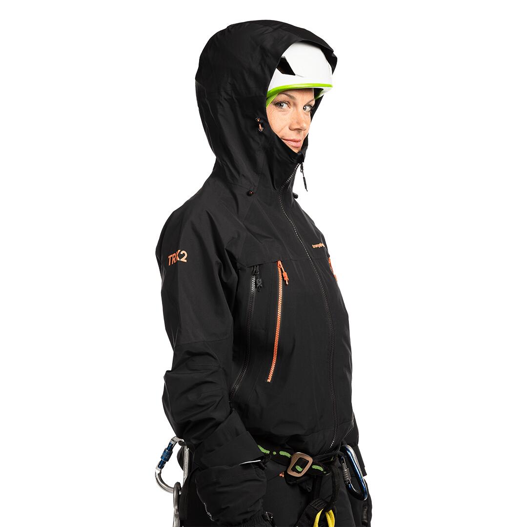 Chaqueta para Mujer Trangoworld Trx2 shell wm pro Negro/Negro/Rosa Impermeable 6/7