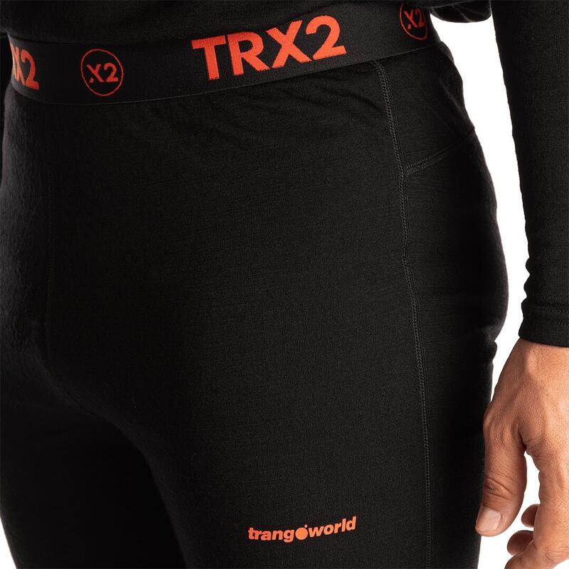 Leggings para Hombre Trangoworld Trx2 wool pro vd Negro