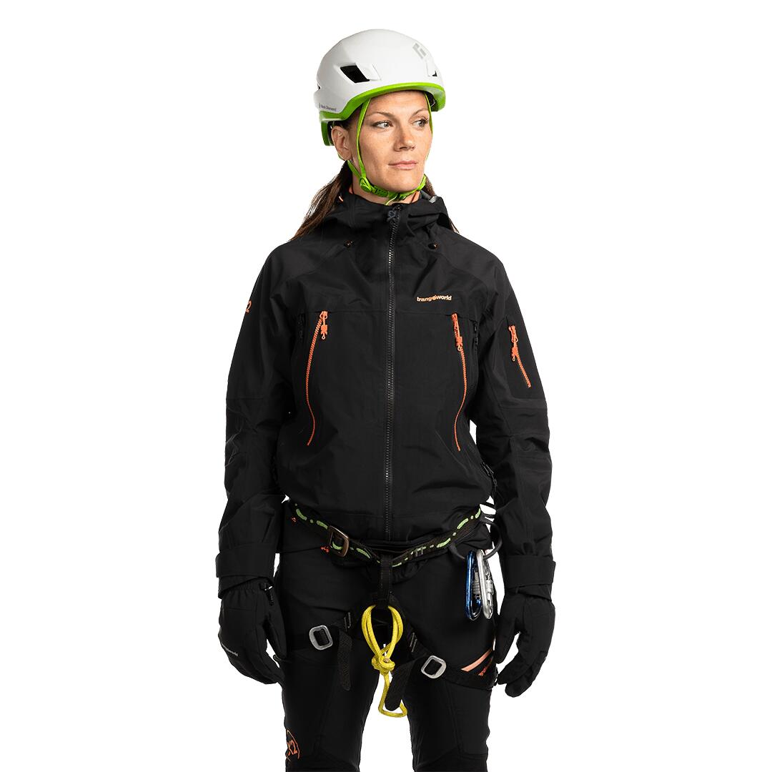 Chaqueta para Mujer Trangoworld Trx2 shell wm pro Negro/Negro/Rosa Impermeable 3/7