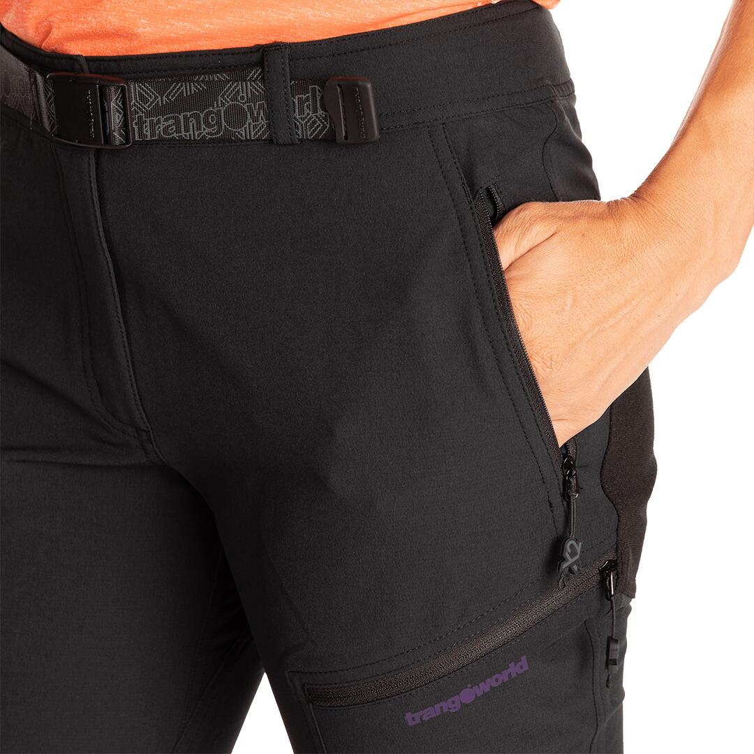 Pantalón para Mujer Trangoworld Trx2 dura wm pro Negro/Morado 6/7