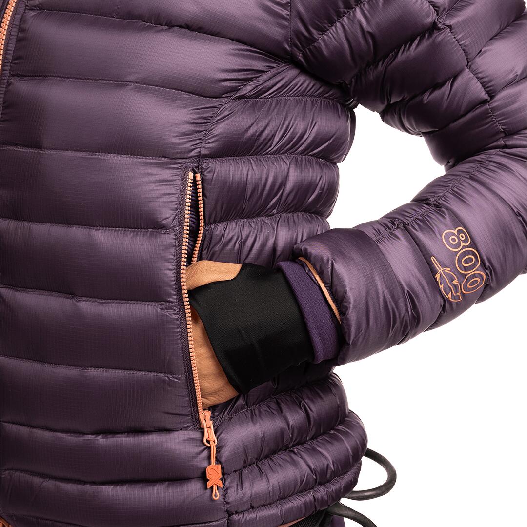Plumífero para Mujer Trangoworld Trx2 800 wm pro Morado/Negro 180g 800cuin 6/7