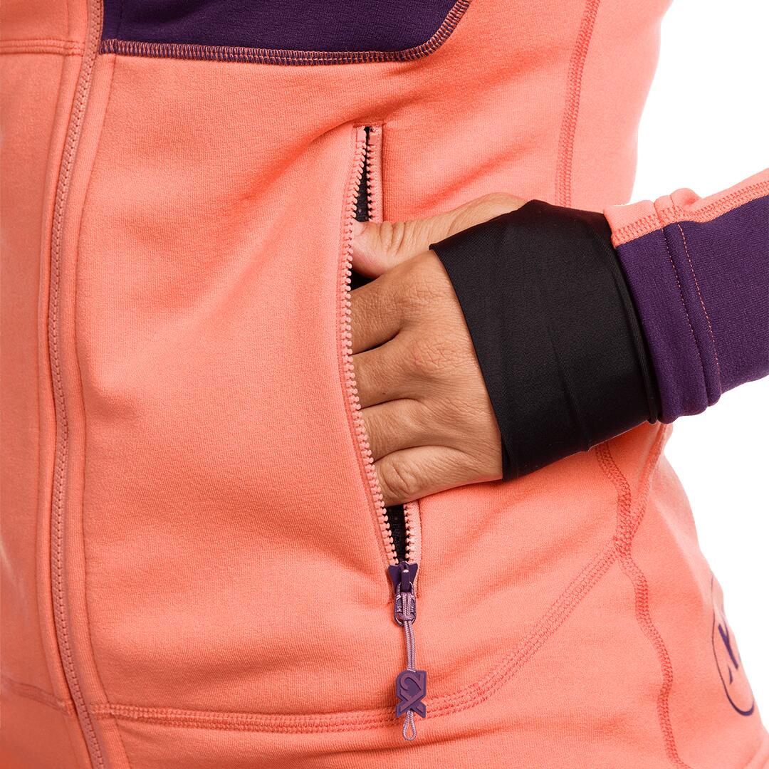 Forro polar para Mujer Trangoworld Trx2 stretch wm pro Rosa/Morado/Negro 6/7