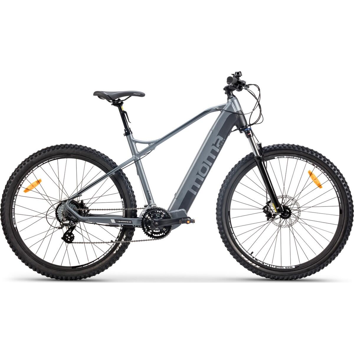 Moma Bikes - Vtt Electrique Semi Rigide E-mtb 29" - Autonomie 120km - Vélo Tout Terrain - Gris|marron|noir - 42 M/l - Decathlon