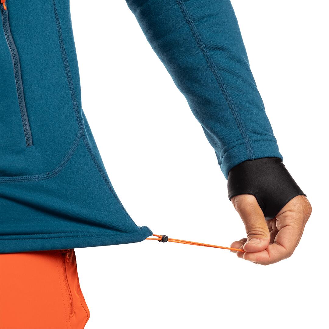 Forro polar para Hombre Trangoworld Trx2 stretch pro Azul/Negro/Naranja 3/7