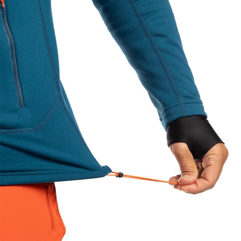 Forro polar para Hombre Trangoworld Trx2 stretch pro Azul/Negro/Naranja