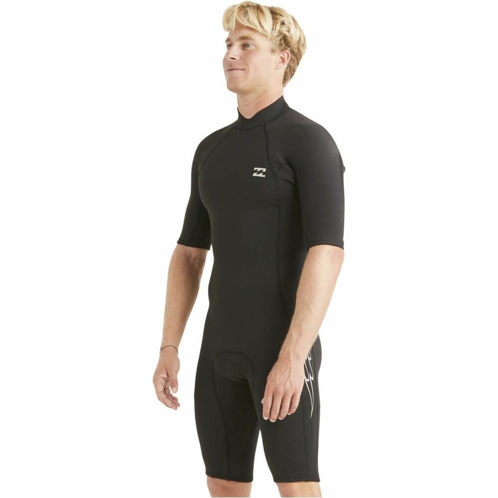 Men's Absolute 2mm Flatlock Back Zip Shorty Wetsuit 2/5