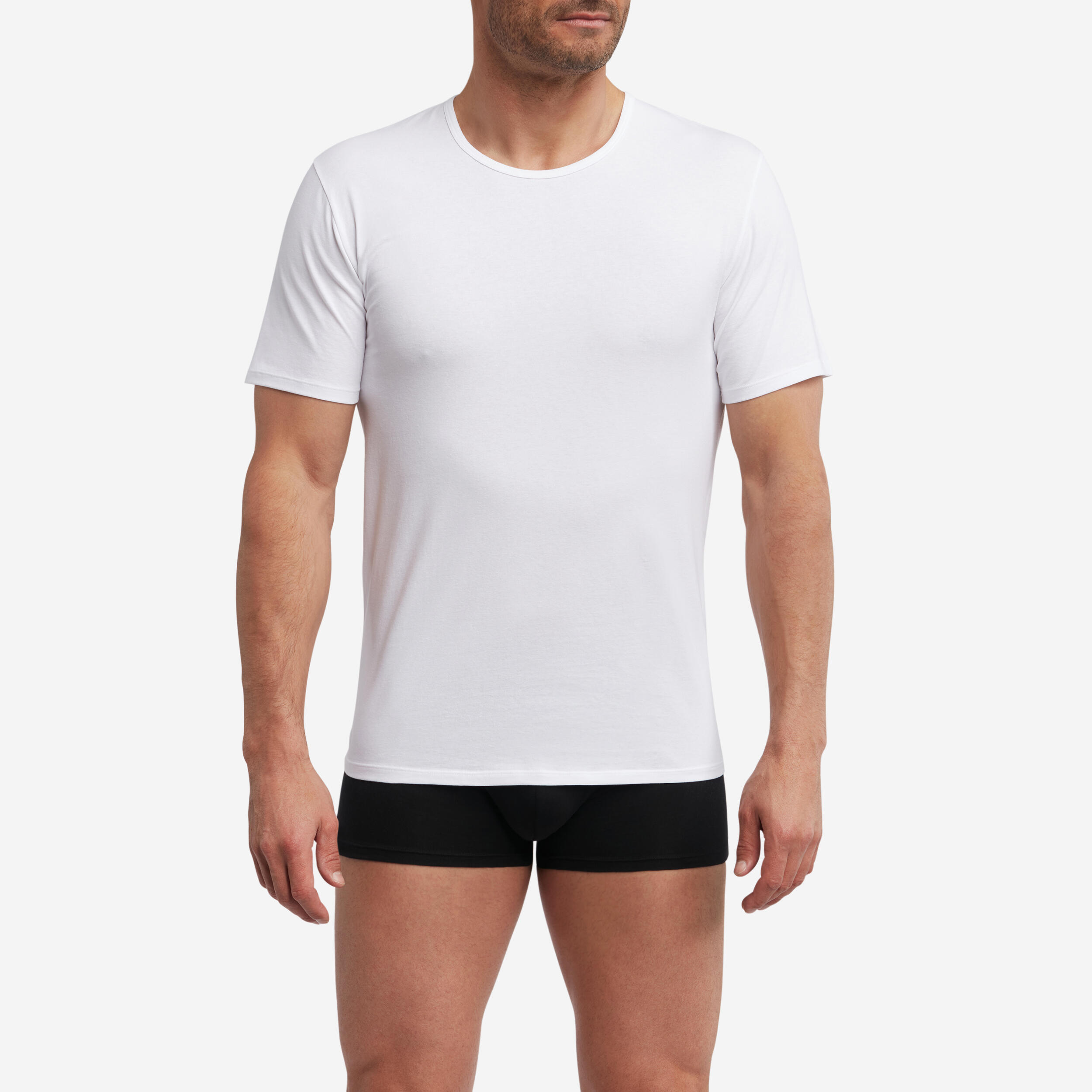 Conjunto de 2 T-shirts de Gola Redonda DIM Regul'Activ Sport 3/5