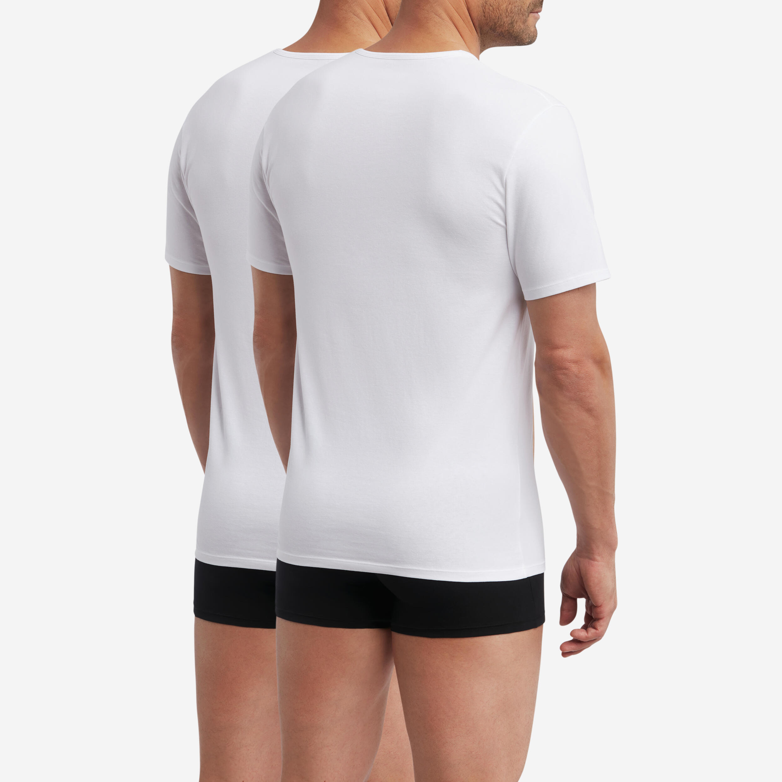 Conjunto de 2 T-shirts de Gola Redonda DIM Regul'Activ Sport 2/5