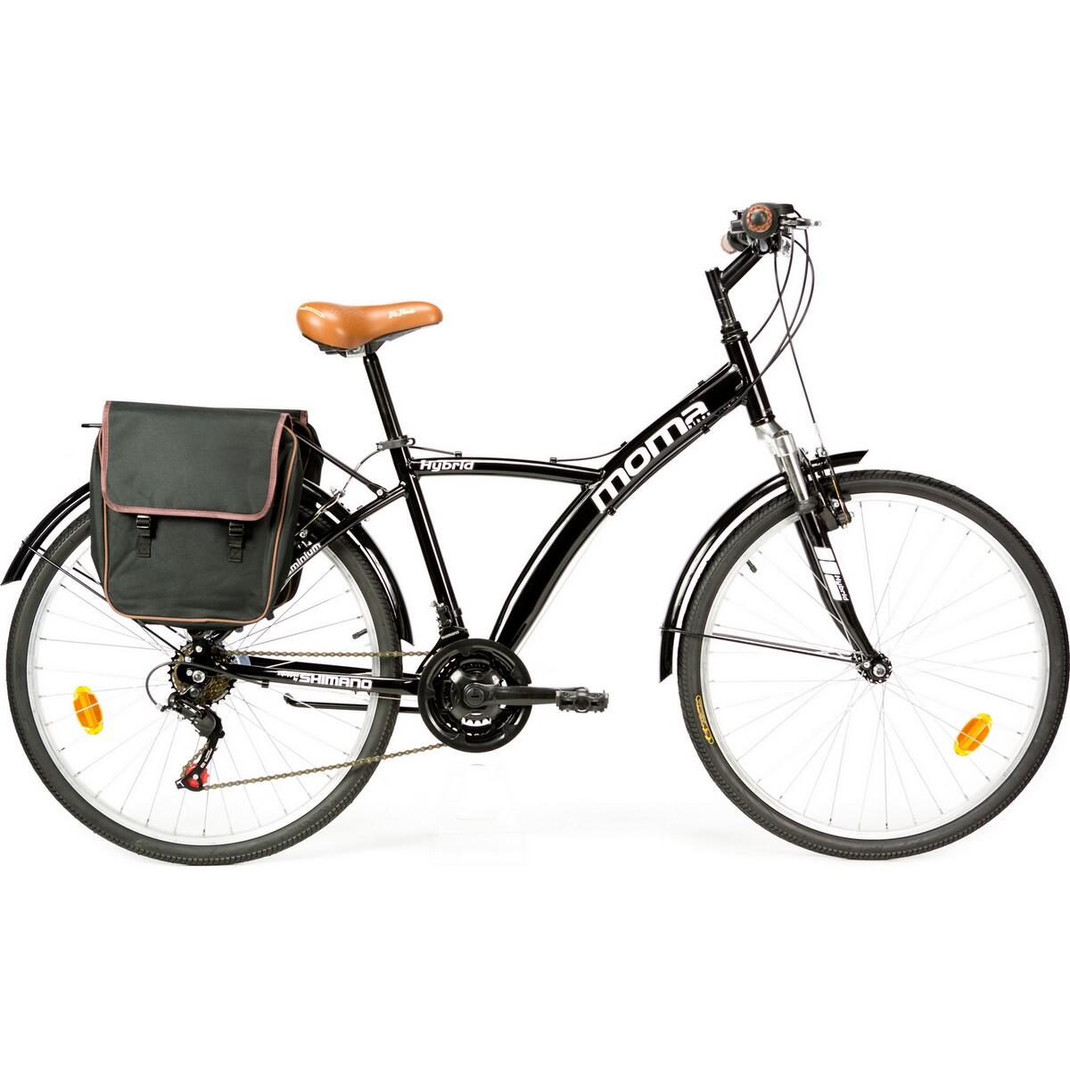 MOMA BIKES Bicicleta de Trekking / Passeio SHIMANO HYBRID 26", Alu, 18V