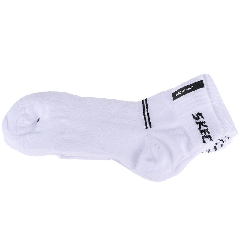 Uniszex zokni, Skechers 5PPK Wm Mesh Ventilation Quarter Socks, fehér