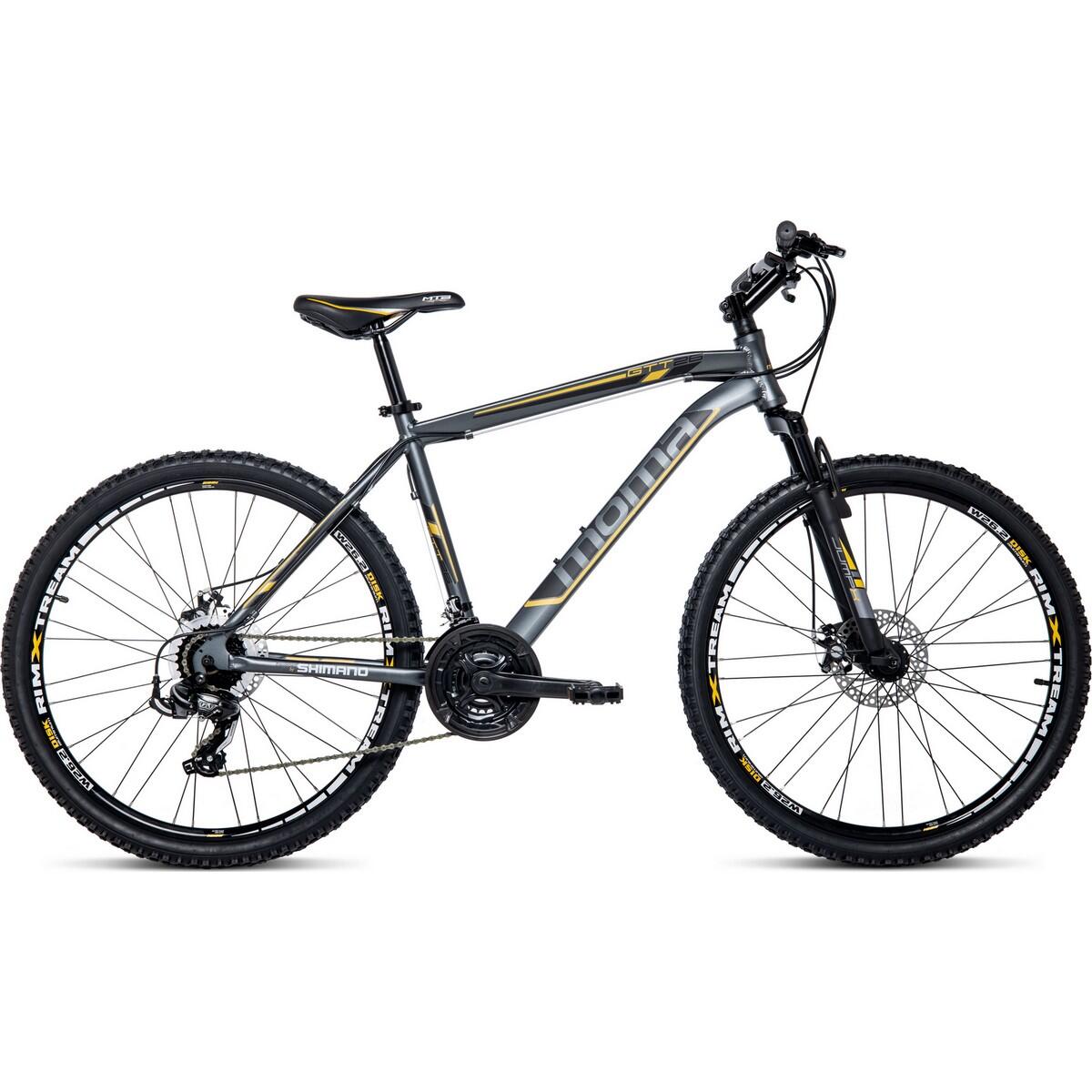 MOMA BIKES Mountainbike, GTT26"5.0,SHIMANO 24-Gang, Scheibenbremse, Vorderradfederung.