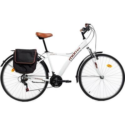 Bicicletta TREKKING HYBRID 28" Unisex Momabikes Nero