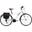 Bicicletta TREKKING, HYBRID 28" , Unisex, Momabikes, bianco