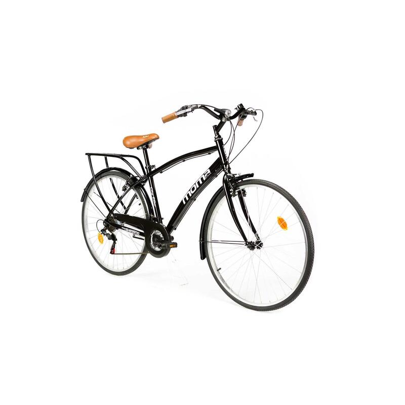 Bicicletta da Passeggio CITY 28" , Unisex, Momabikes, nero