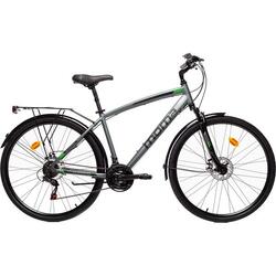 Vélo TREKKING PRO M 28", Alu, SHIMANO 21V, Frein Disque, Susp.Avant