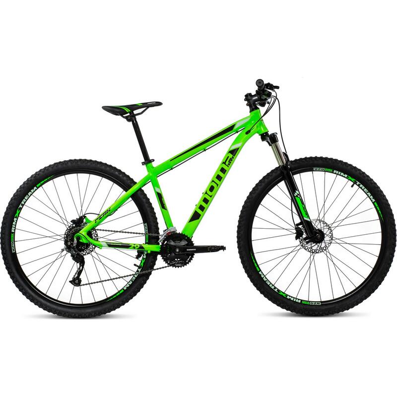 Bicicletta, MTB, PEAK 29" Unisex Momabikes, verde neon.