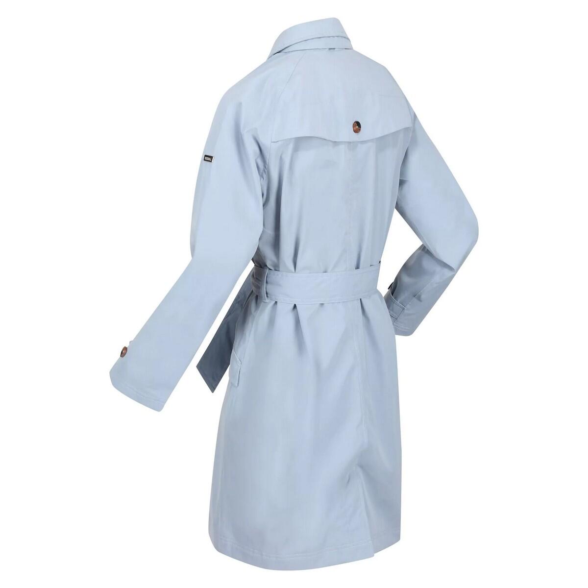 Womens/Ladies Giovanna Fletcher Collection Madalyn Trench Coat (Ice Grey) 4/5