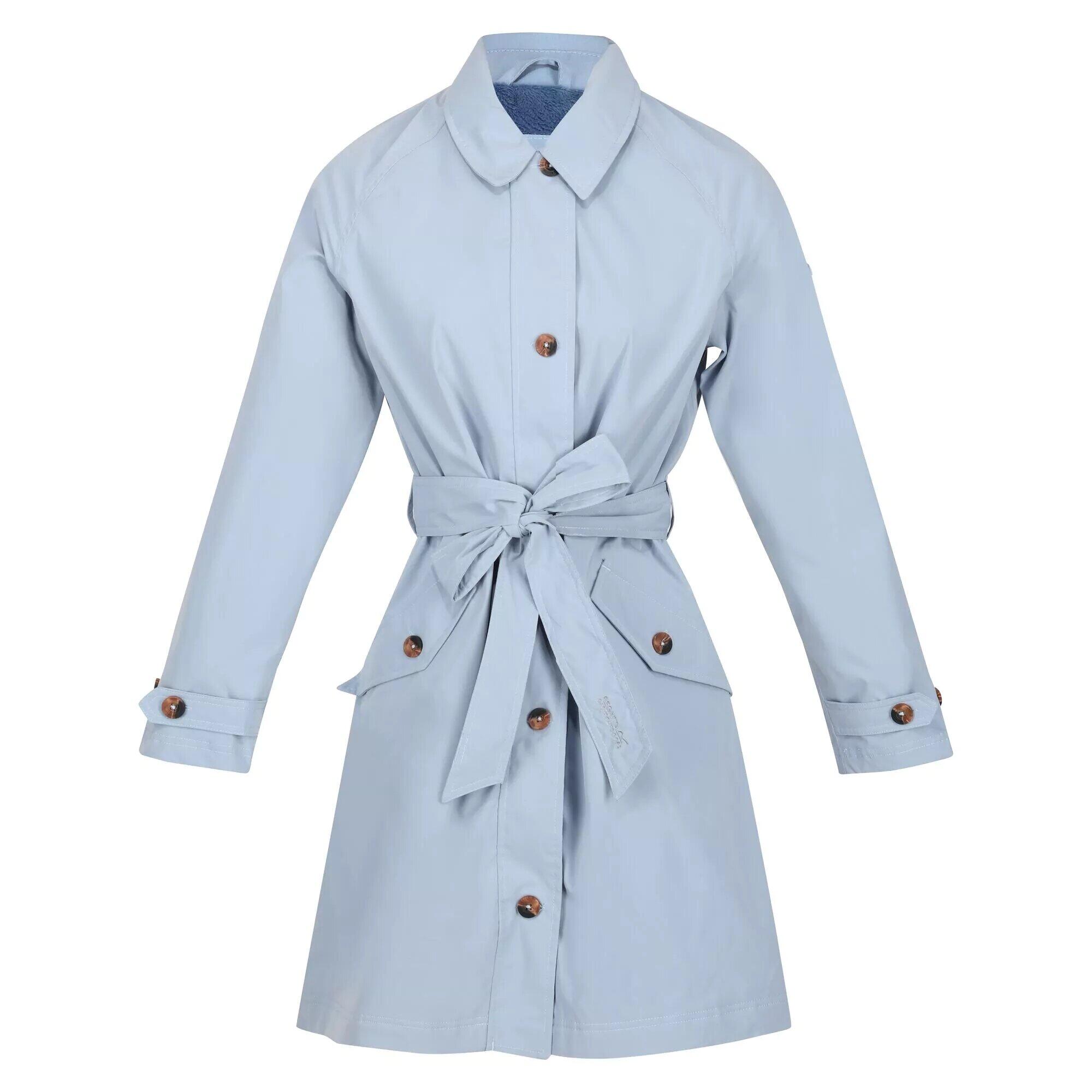 Womens/Ladies Giovanna Fletcher Collection Madalyn Trench Coat (Ice Grey) 1/5