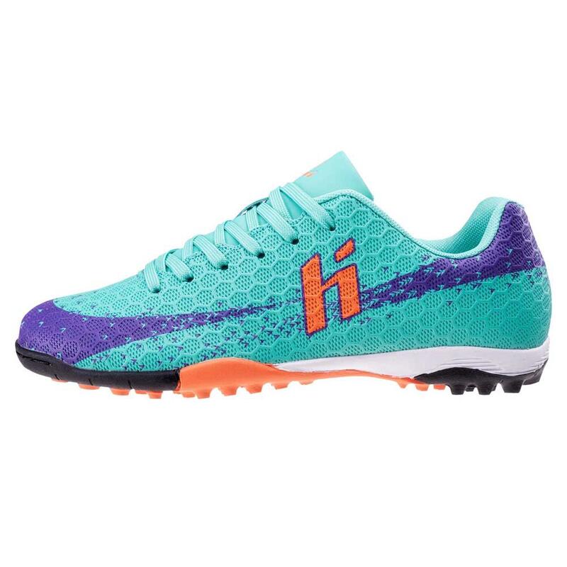 Chaussures De Foot RECOLETI Enfant (Turquoise / Tigre Orange)