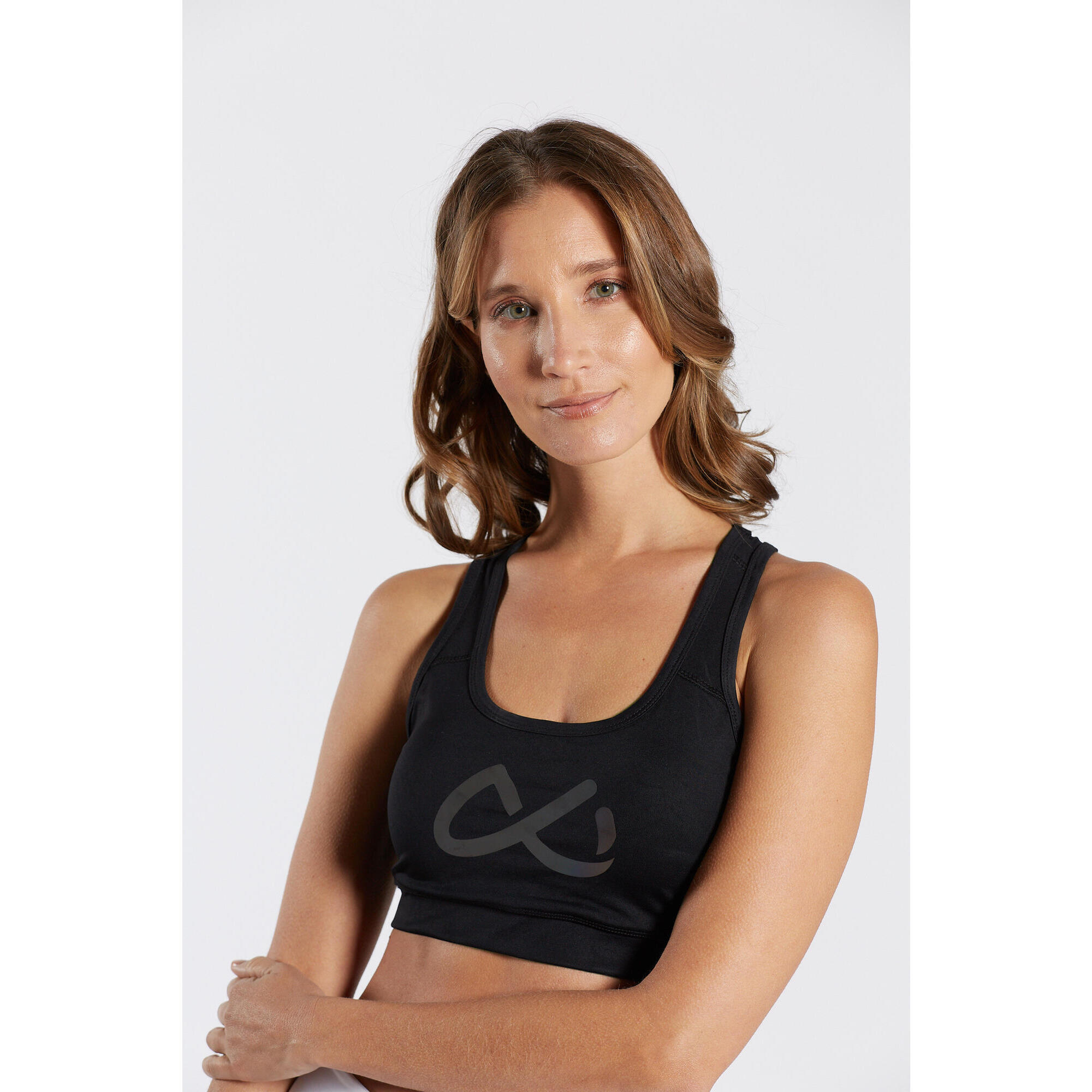Sutiã Desportivo Mulher Preto Top Fire Ditchil