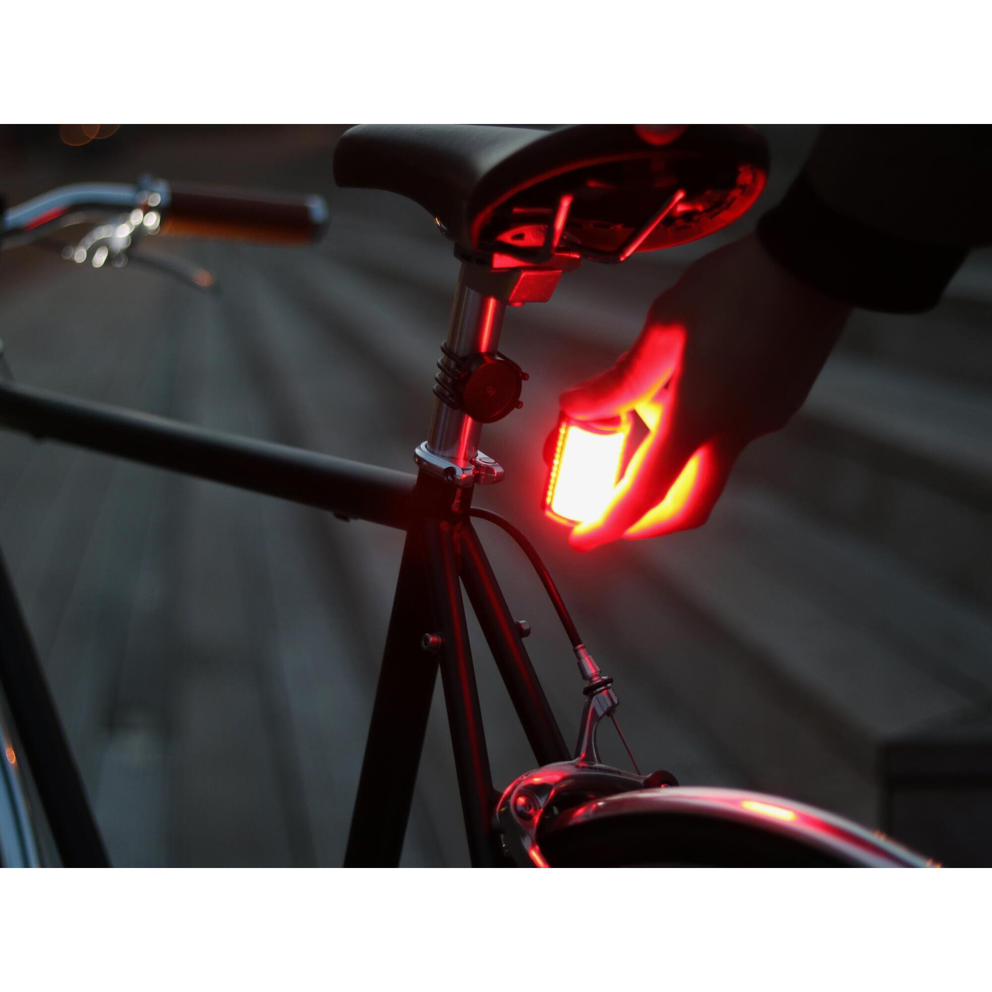 Lumiere magnetique arriere pour velo SHAPEHEART Decathlon